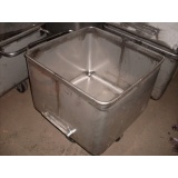 Тележка-чан для фарша 100 литров нержавейка AISI304