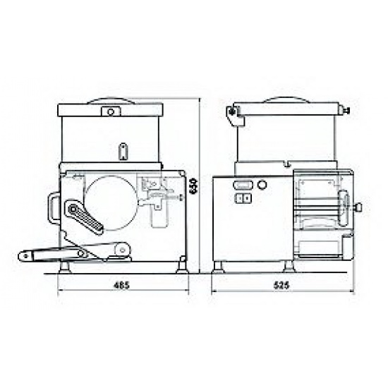 Котлетный автомат с системой охлаждения C/E 653R - 1