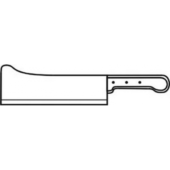 Я2-ФИН-10 Секач для разрубки свинных туш 4,5х340х140х510 Клинки ножей изготовлены из инструментальной стали  Материал ручек - дерево - 1