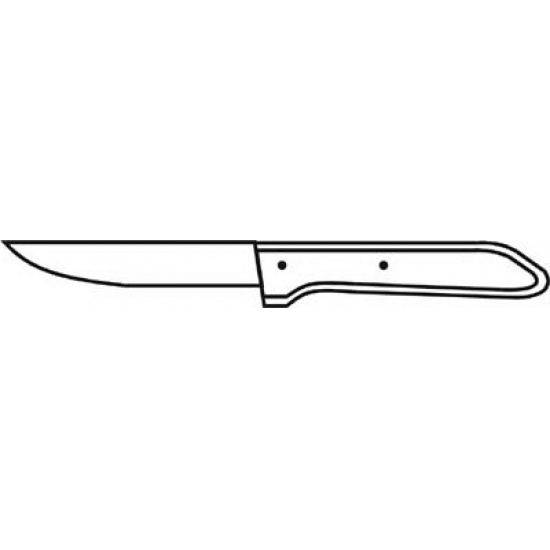 Я2-ФИН-14 Нож обвалочно-универсальный 1,9х130х25х270 мм Клинки ножей изготовлены из инструментальной стали  Материал ручек - дерево - 1