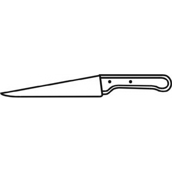 Я2-ФИН-18 Нож кулинарный 1,9х255х50х404 мм Клинки ножей изготовлены из инструментальной стали  Материал ручек - дерево - 1