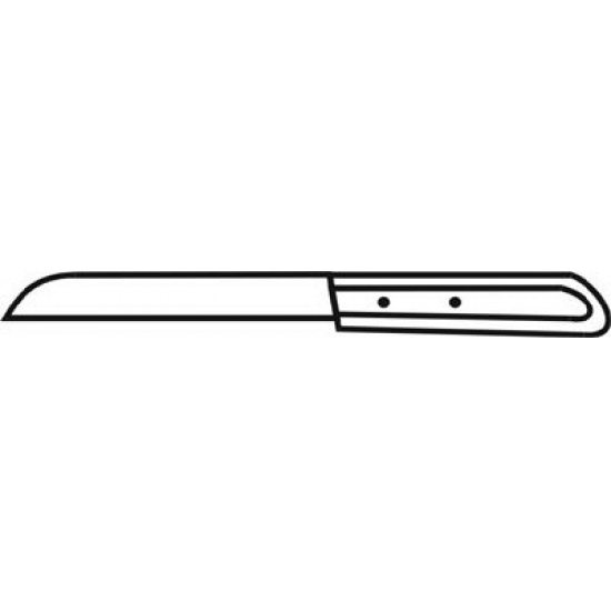 Я2-ФИН-19 Нож для кишок 1.4х158х22х288  мм Клинки ножей изготовлены из инструментальной стали  Материал ручек - дерево - 1