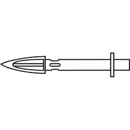 Я2-ФИН-29 Нож полый для КРС  d 38х515 мм Клинки ножей изготовлены из инструментальной стали  Материал ручек - дерево - 1