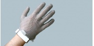 Кольчужная перчатка без отворота на текстильном ремешке | Giesser, Niroflex, Euroflex, Heilemann
